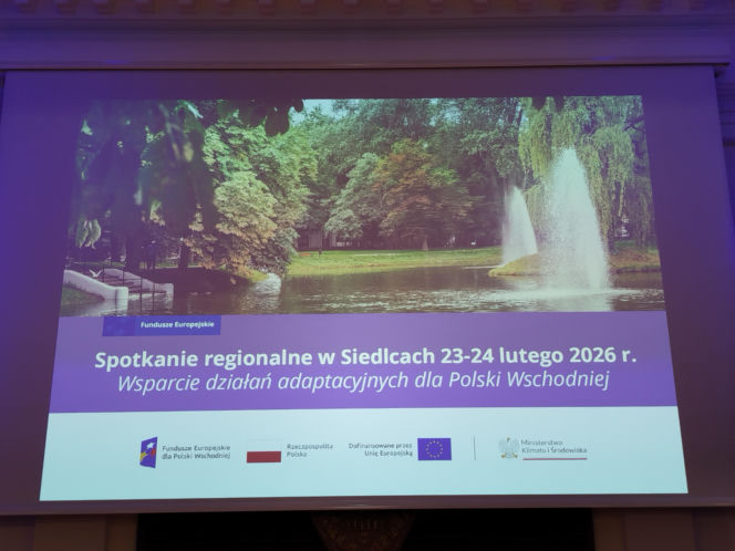 Siedlce, spotkanie "Od wyzwań do rozwiązań. Adaptacja klimatyczna polskich miast"