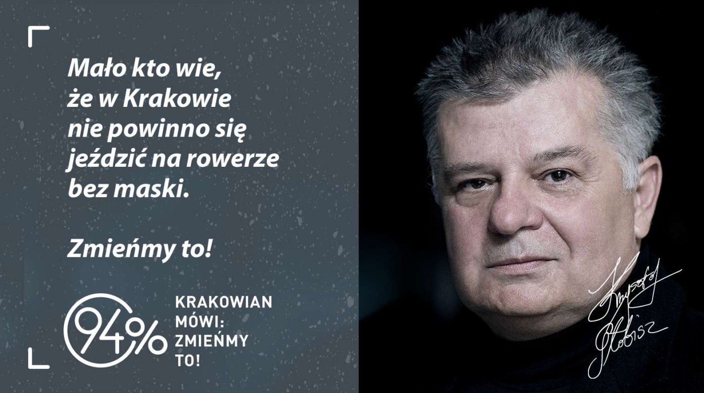 "W Krakowie na Brackiej mieszka smog". Gwiazdy w kampanii "94 procent" [GALERIA]