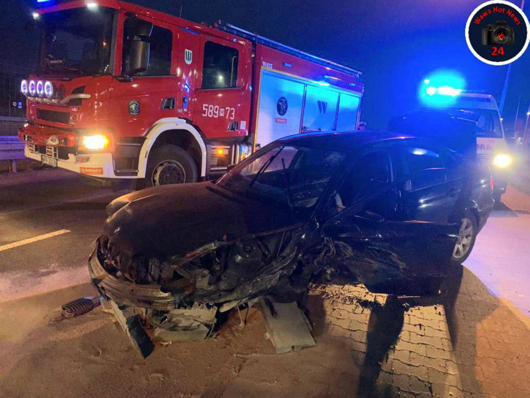 Wypadek na trasie S8 w Nadarzynie