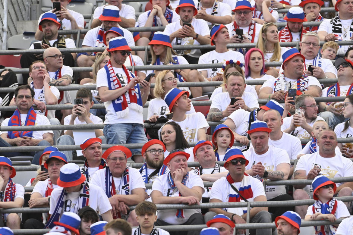 Kibice na finale Pucharu Polski: Górnik - Raków