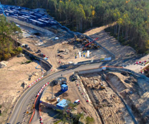 Budowa tunelu pod Świną - listopad 2020