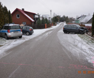 Mała Huta. Pijany 26-latek wjechał w ogrodzenie