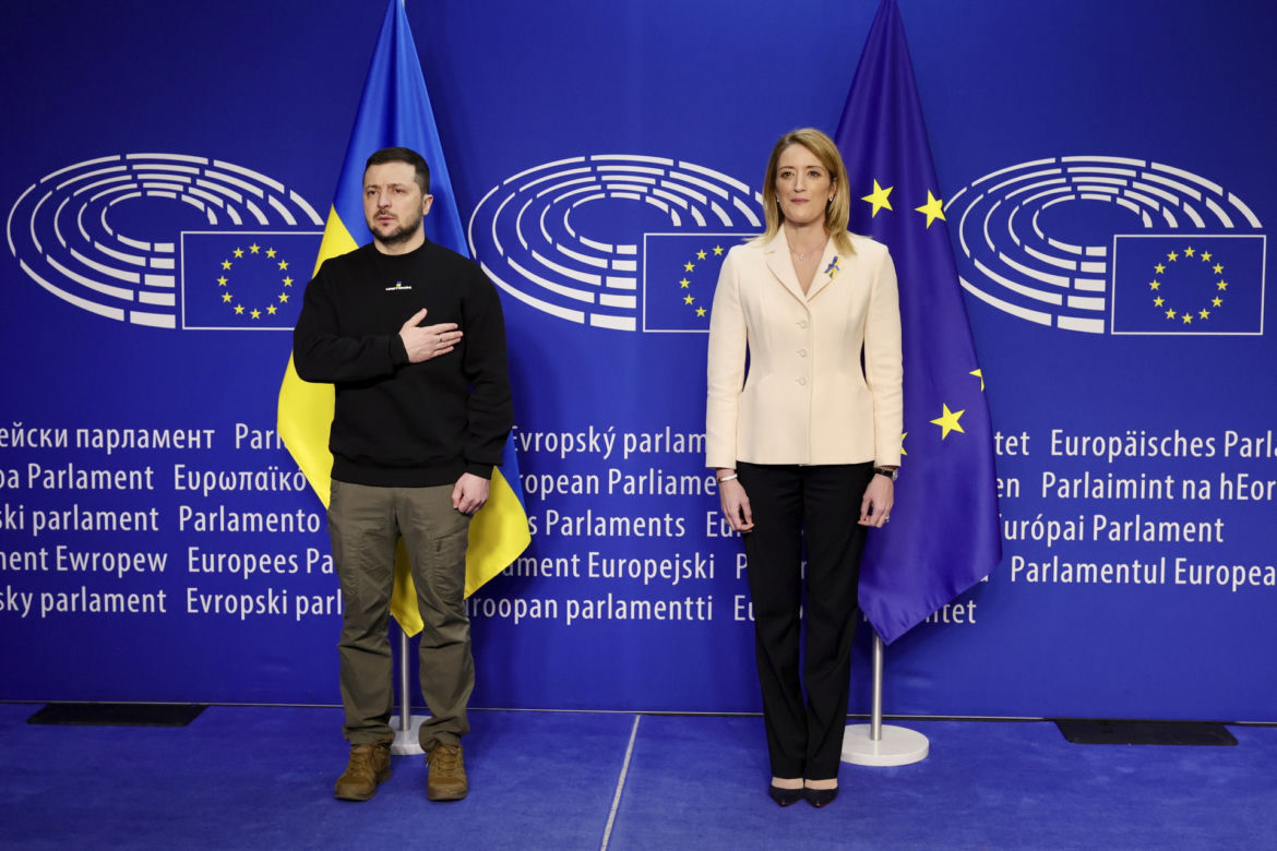 Zełeński w Brukseli