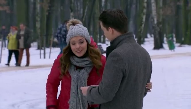 Pierwsza miłość. Luiza (Klaudia Halejcio), Natan (Krzysztof Kwiatkowski)