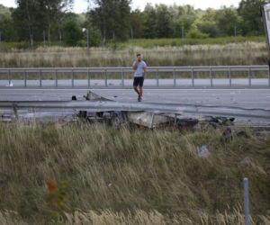 Tragedia na A1 pod Częstochową. Ciężarówka wjechała w służby. Są ofiary
