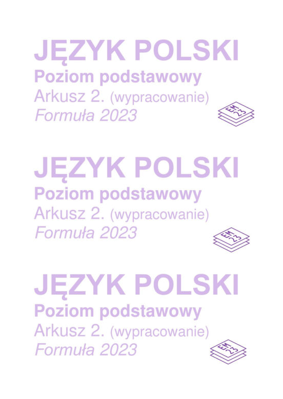 Matura 2026: polski 4.05.2026r. Arkusze CKE, poziom podstawowy [Formuła 2023]