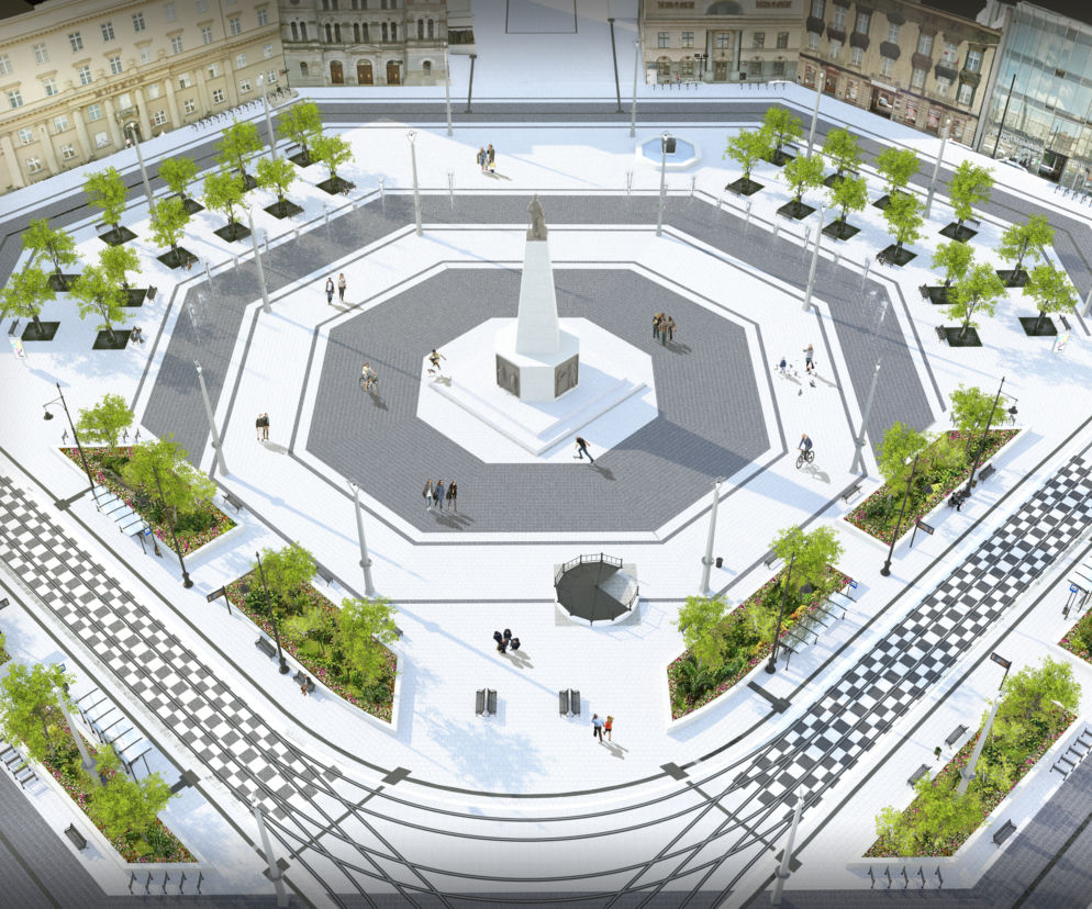 Tak, po przebudowie, ma wyglądać Plac Wolności