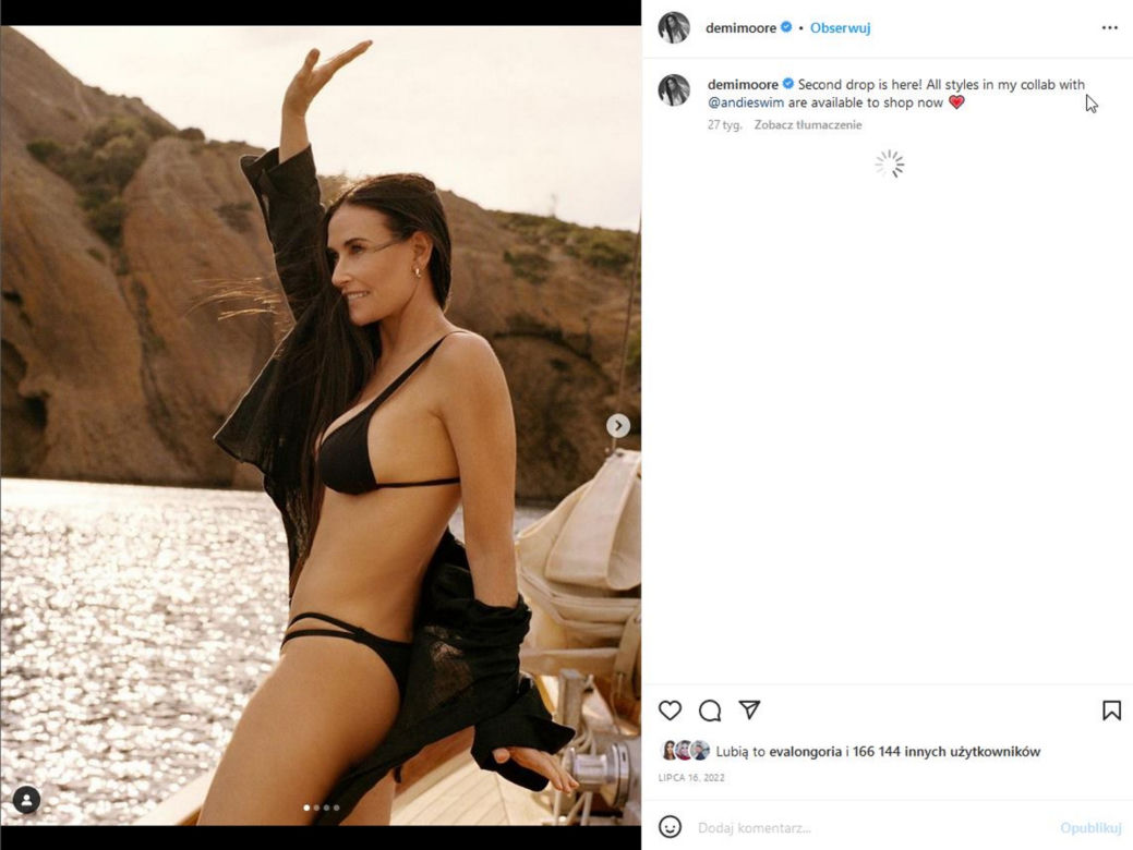 Walka dojrzałych piękności na bikini! 54-latka kontra 60-letnia Demi Moore