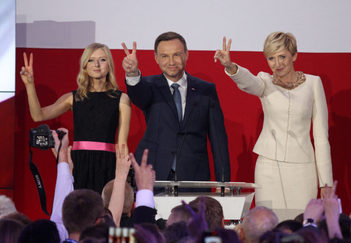 Tak świętowali wygrani - Andrzej Duda.