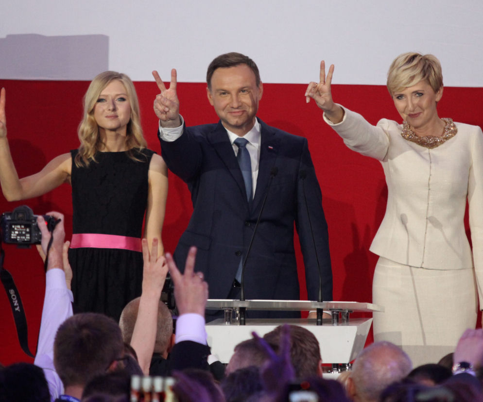 Tak świętowali wygrani - Andrzej Duda.