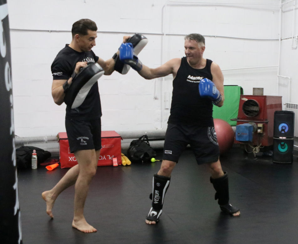 Przemysław Wipler na treningu