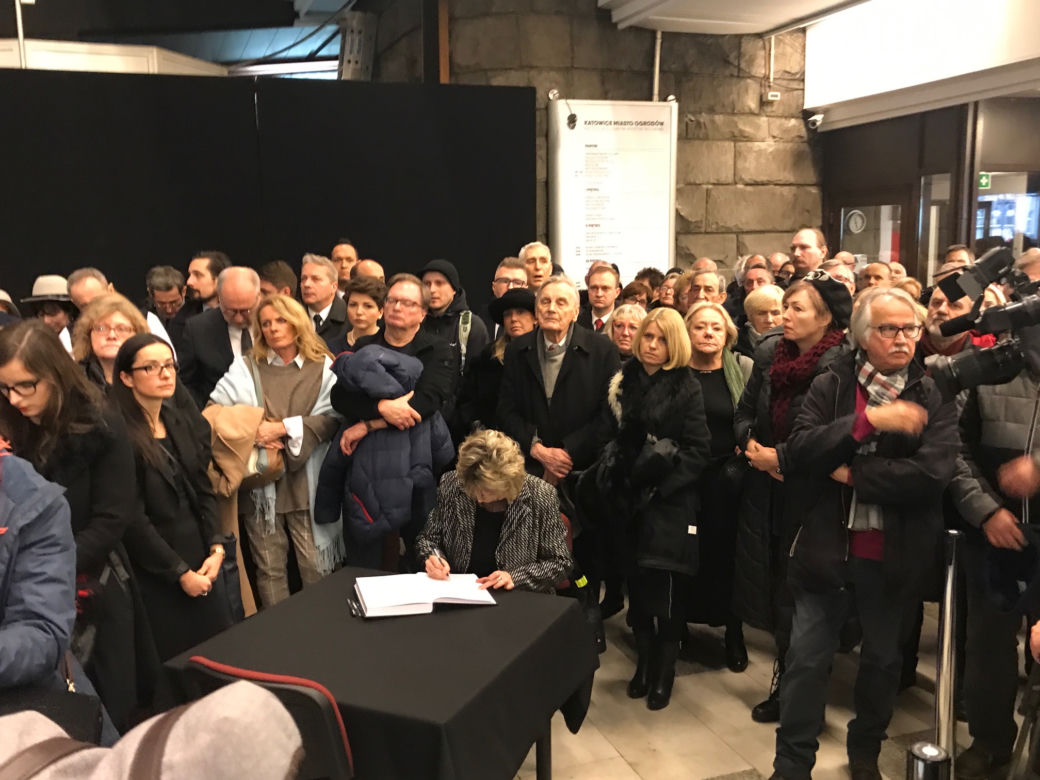 Pogrzeb Kazimierza Kutza w Katowicach