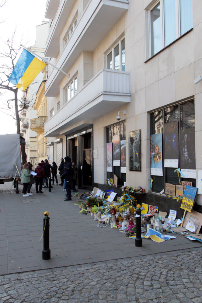 Warszawa w pierwszych dniach po rosyjskiej inwazji na Ukrainę