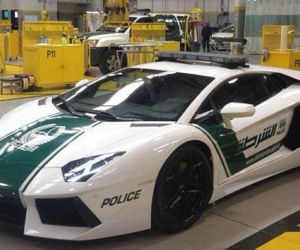 Lamborghini Aventador police Dubai