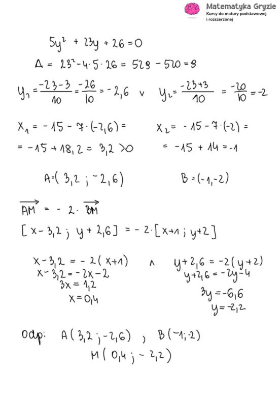 Matura 2025 - matematyka rozszerzona