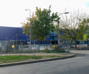 Budowa sklepu IKEA w Szczecinie - październik 2020