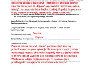 Próbny egzamin ósmoklasisty 2026 CKE: język polski. Odpowiedzi i arkusze CKE z polskiego [12.01.2026]