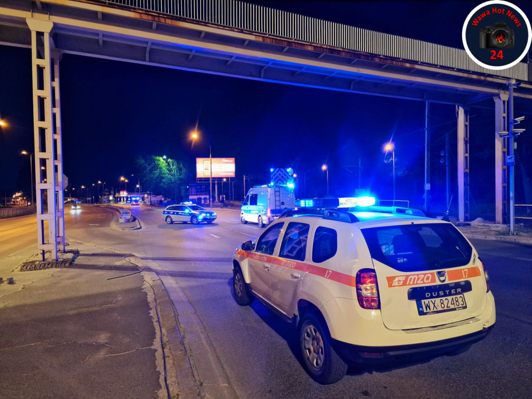Śmiertelny wypadek na Radzymińskiej. Motocyklista nie miał szans na przeżycie