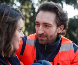 Na sygnale odc. 195. Martyna (Monika Mazur), Piotr (Dariusz Wieteska)