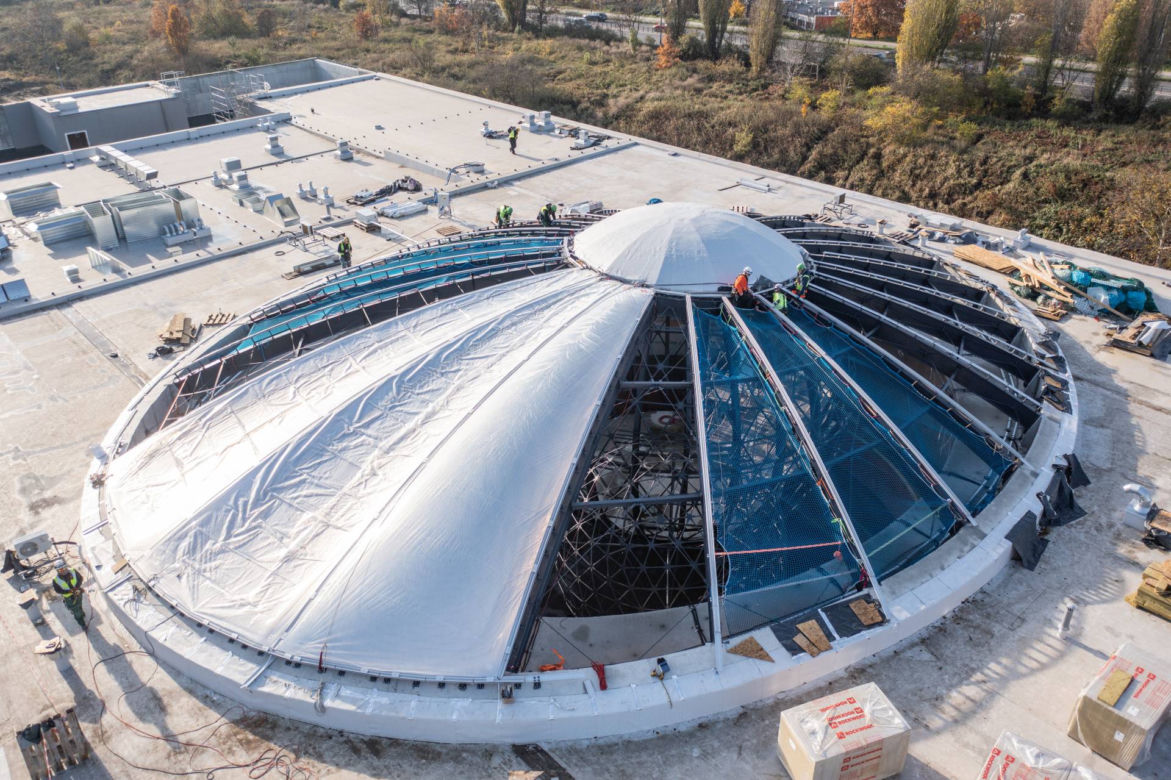 Budowa Fabryki Wody - listopad 2021