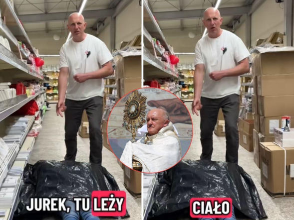 Hurtownia Gajo z Tychów znów robi furorę. Tym razem hitem stała się reklama na Boże Ciało