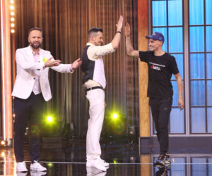 Piotr Żyła w kabarecie