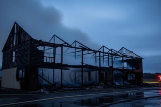Pożar w Baciarskiej Chacie. Jaki los spotkał strażaka?