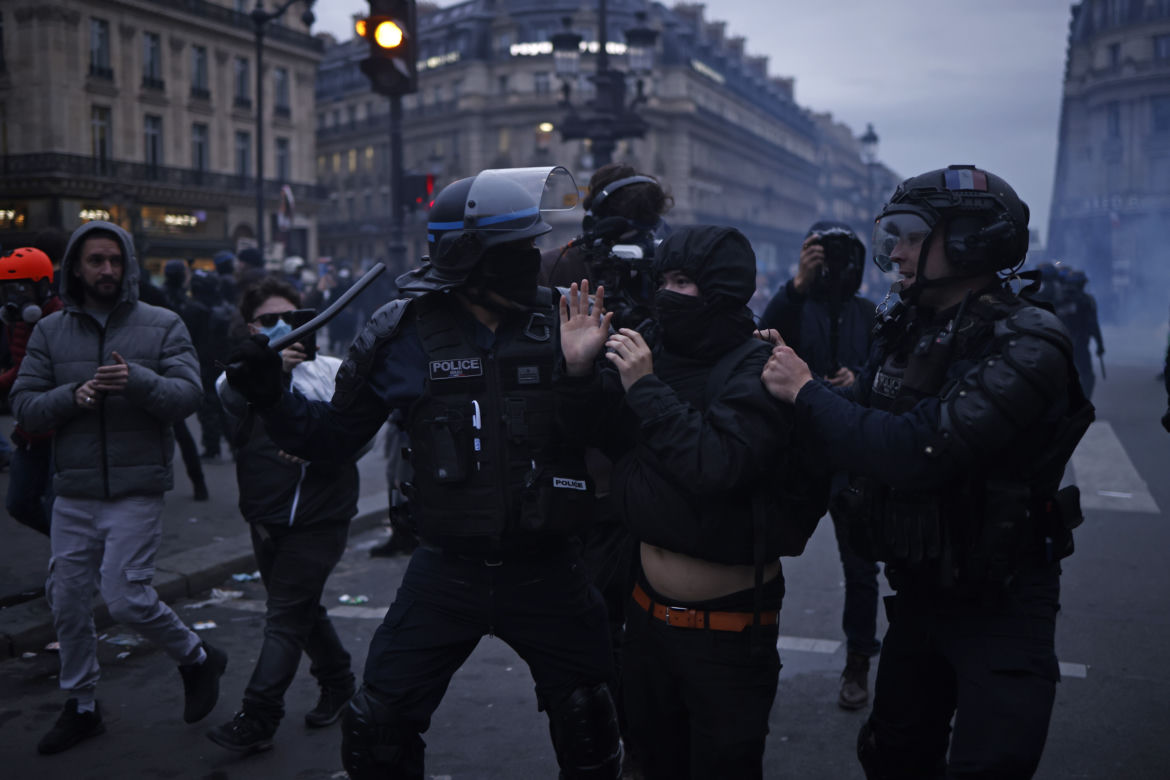Protest we Francji