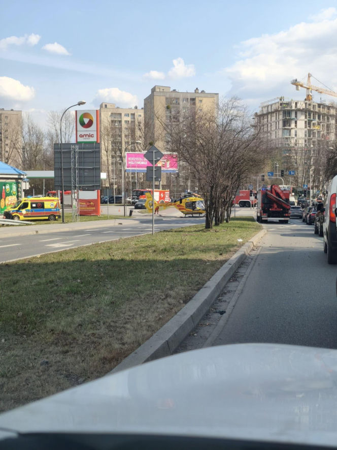 Wybuch na stacji paliw