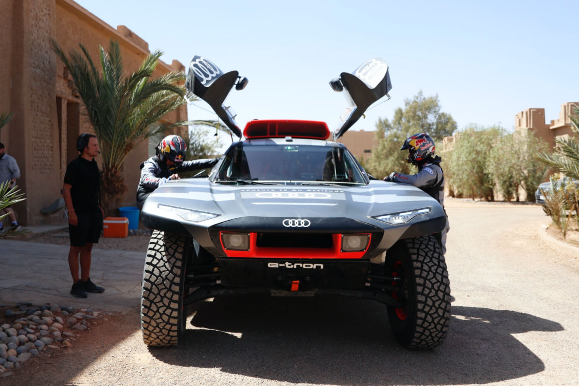 Audi RS Q e-tron testowane w Maroku