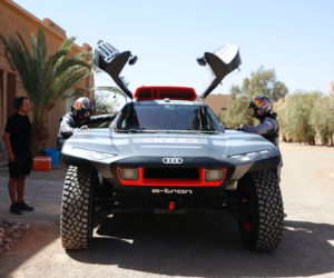 Audi RS Q e-tron testowane w Maroku
