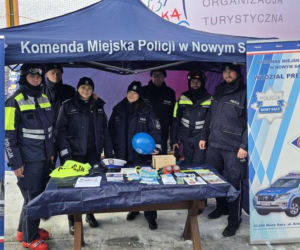 Policja na nartach pilnuje porządku w ośrodku PKL Jaworzyna Krynicka