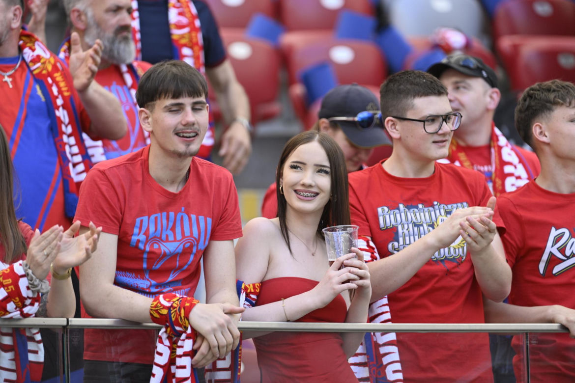 Kibice na finale Pucharu Polski: Górnik - Raków