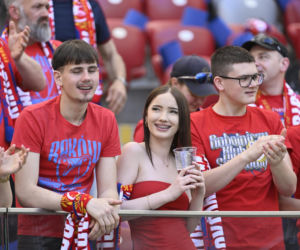 Kibice na finale Pucharu Polski: Górnik - Raków