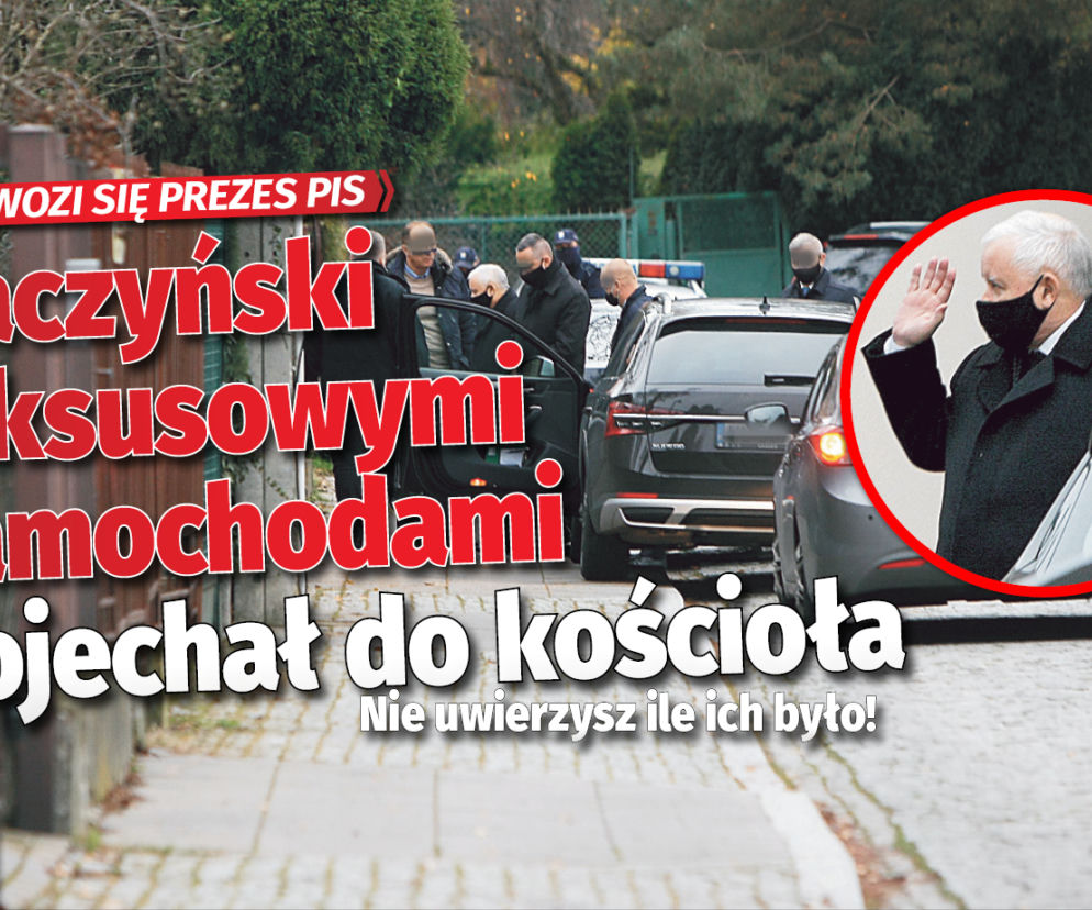 Tak wozi się prezes PiS