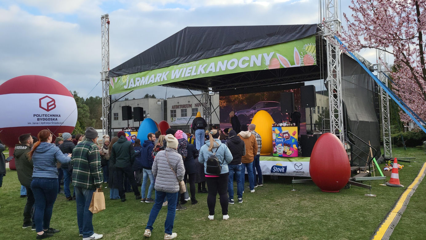 Wiosenny klimat na Politechnice Bydgoskiej. Za nami IV Akademicki Jarmark Wielkanocny