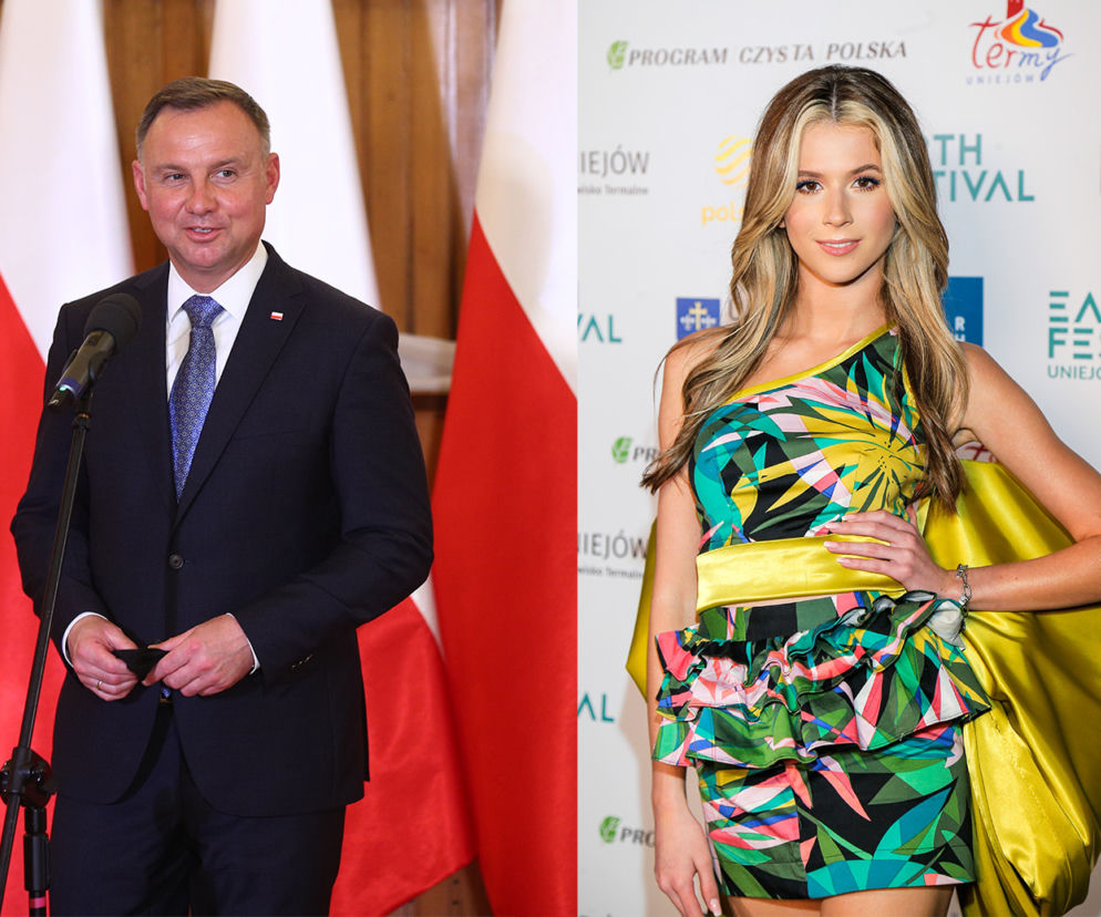 Andrzej Duda lajkuje Roksanę Węgiel