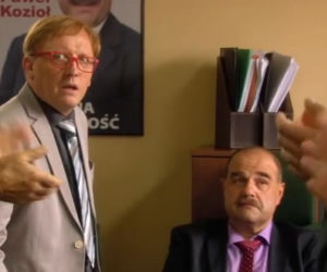 Ranczo 9 sezon odc. 115. Czerepach (Artur Barciś), senator Kozioł (Cezary Żak)