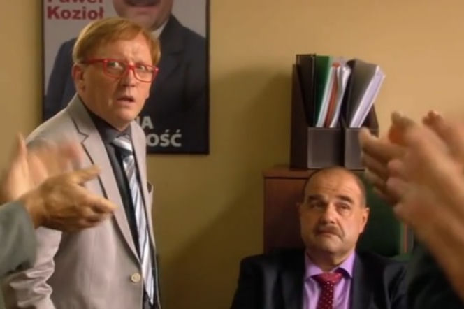 Ranczo 9 sezon odc. 115. Czerepach (Artur Barciś), senator Kozioł (Cezary Żak)