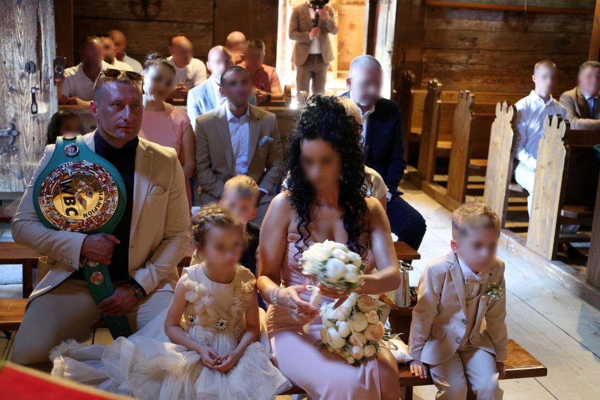 Michał Cieślak zdobył pas mistrza i wziął ślub