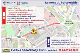 Rusza remont ul. Połczyńskiej w Koszalinie