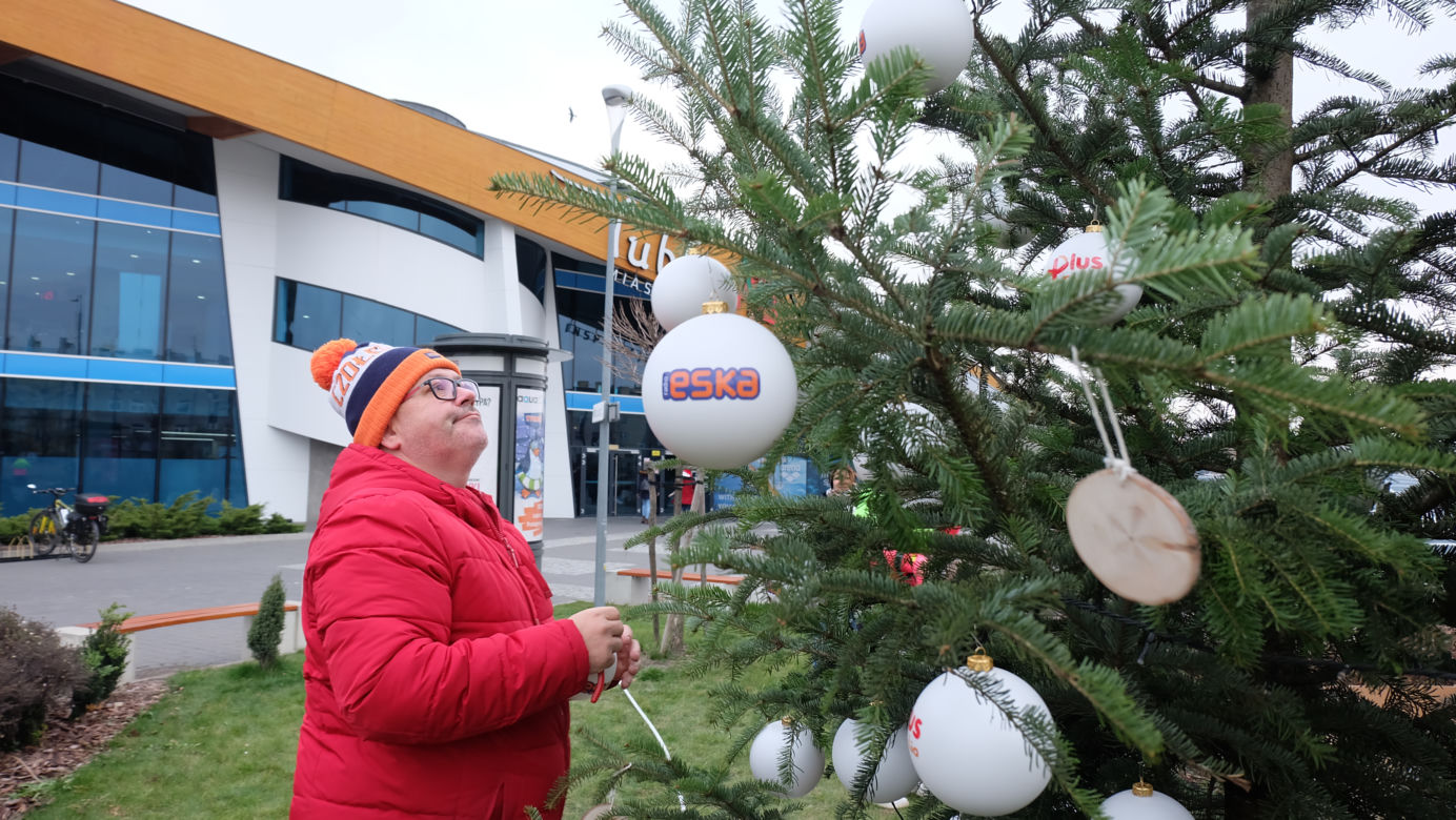 Eskowa choinka stanęła przez Aqua Lublin!