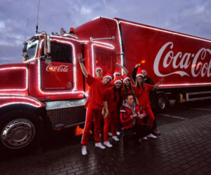 Świąteczny konwój Coca-coli