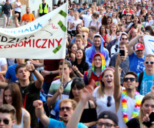 Korowód studentów przeszedł ulicami Szczecina