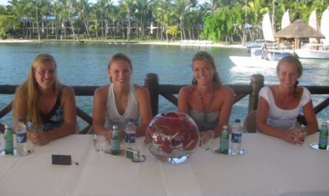 Andżelika Kerber, Agnieszka Radwańska, Karolina Woźniacka, Urszula Radwańska