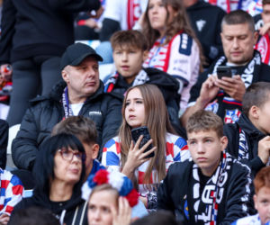 Zdjęcia kibiców i zawodników z derbów Górnego Śląska