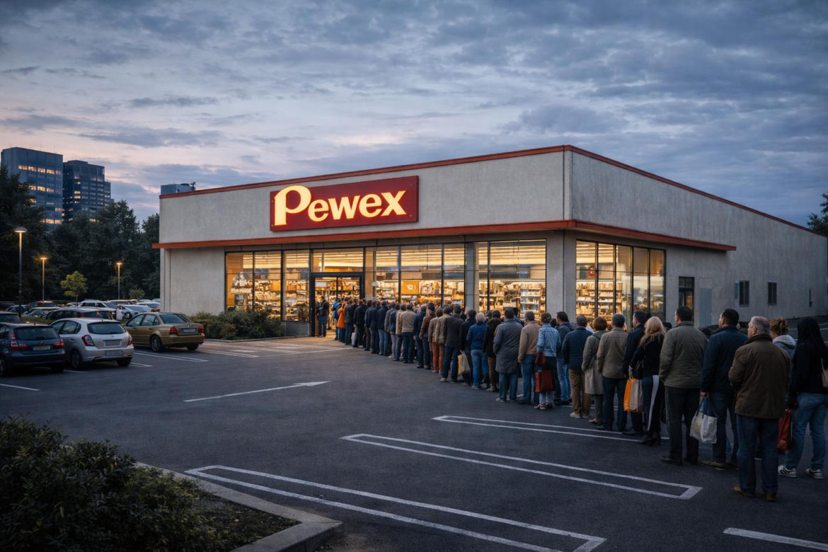 Tak mógłby dziś wyglądać Pewex według AI