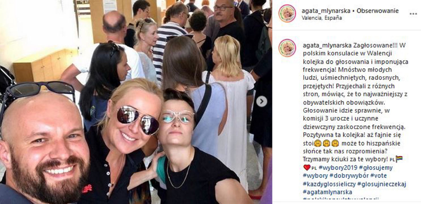 Gwiazdy głosują za granicą