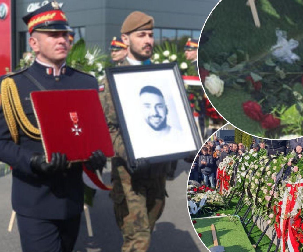 Morze biało-czerwonych kwiatów na grobie Litewki