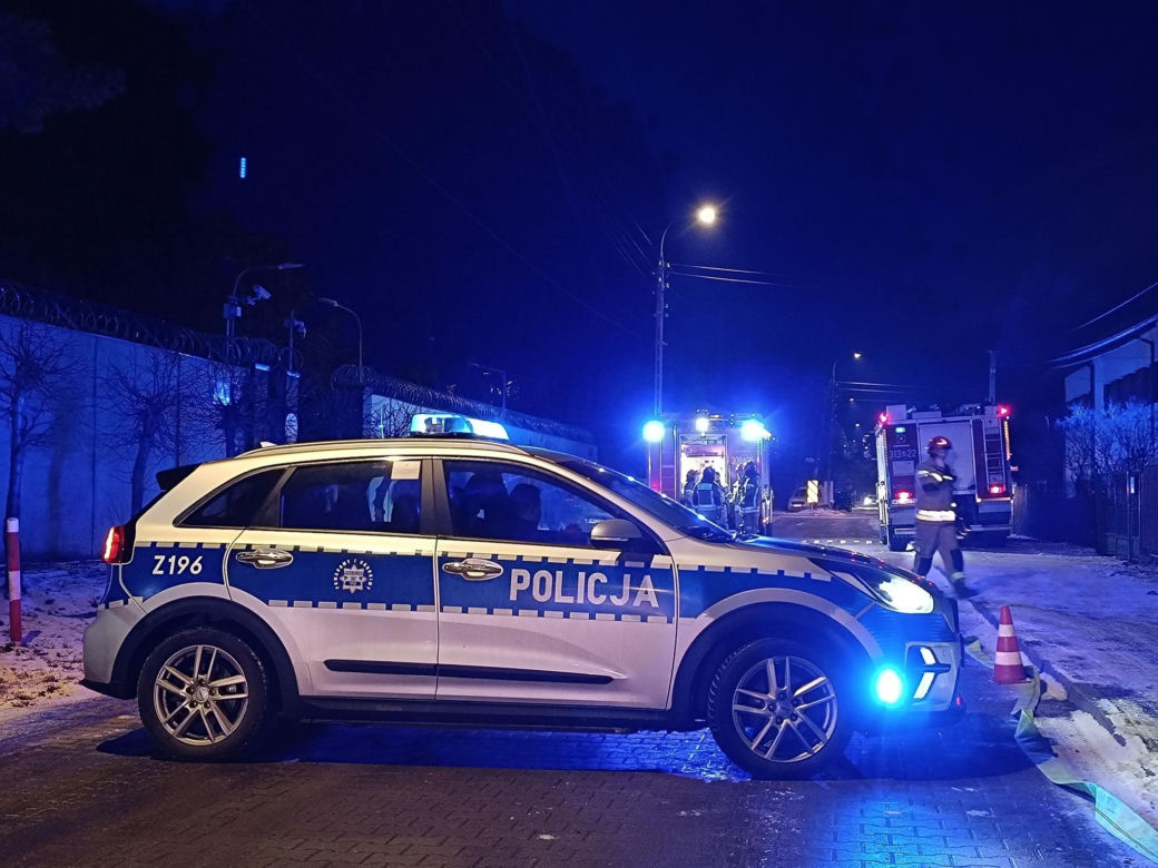 Pożar w zamkniętym Okręgowym Ośrodku Wychowawczym w Falenicy